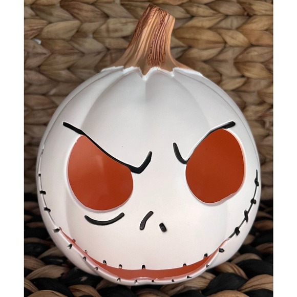 Disney Nightmare Before Christmas Light Up Jack Skellington Pumpkin Halloween - Picture 4 of 4